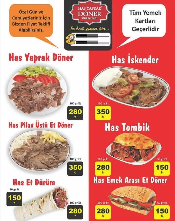 Has Yaprak Döner Pide Salonu